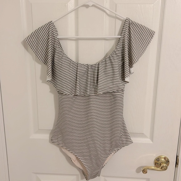 Eberjey X Revolve Margarita One Piece In Sea Stripe NWT Size Medium - Picture 3 of 9